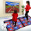 Double Dancing Mat Double User Wired Dance Mat Family Music Game Mat Non-Slip with 2 Remote Controller Multi-Function For PC TV 1