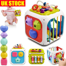 Musical Activity Cube 7-in-1 Early Learning Toys for 12M+ Toddlers,One Year Old