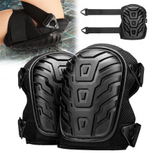 Gel Knee Pads - Heavy Duty Knee Protection for DIY & Work, Adjustable Straps, Soft Gel Core, 600D Breathable Fabric