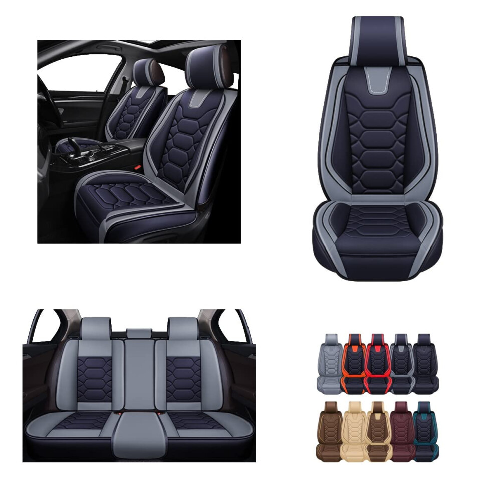 Ensemble complet d'accessoires de housses de siège auto OASIS AUTO en cuir nappa de qualité supérieure