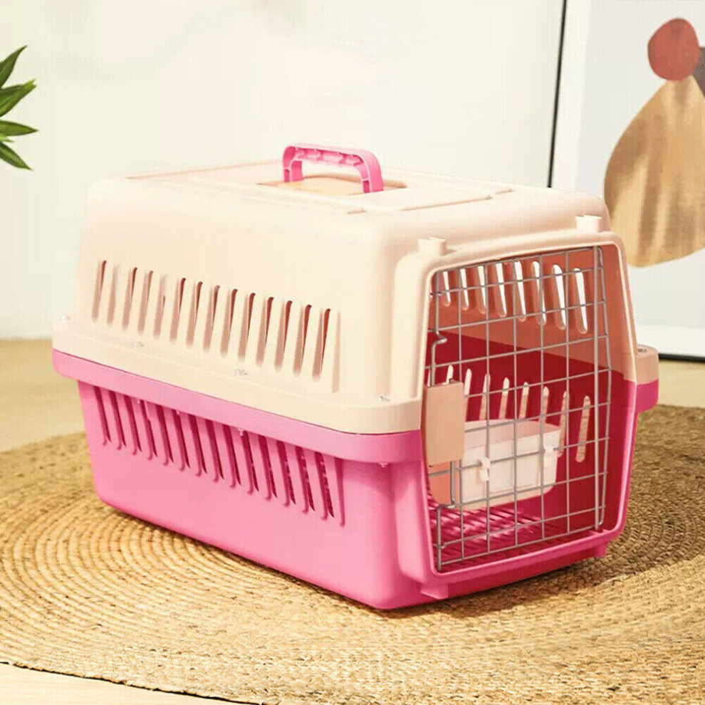 Extra Large Pet Carrier Cat Puppy Travel Cage Dog Carry Basket Transporter Box