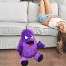 22CM GRIMACE Plüschpuppe lila Aubergine Mcdonald's Collection Spielzeug Geschenke für Kinder