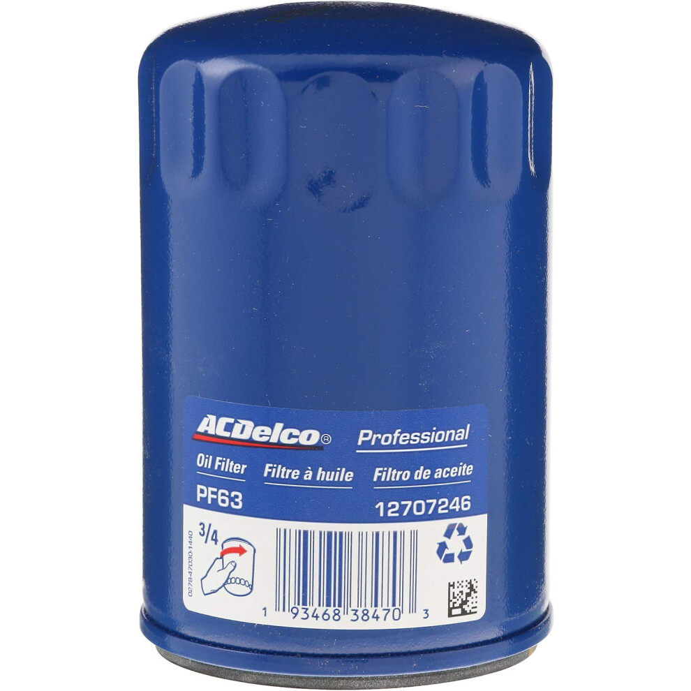 Acdelco Gm Original Equipment Pf63 Engine Oil Filter 193468384703