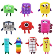 10pcs/set Numberblocks Plush Doll Educational Stuffed Number Blocks Toys