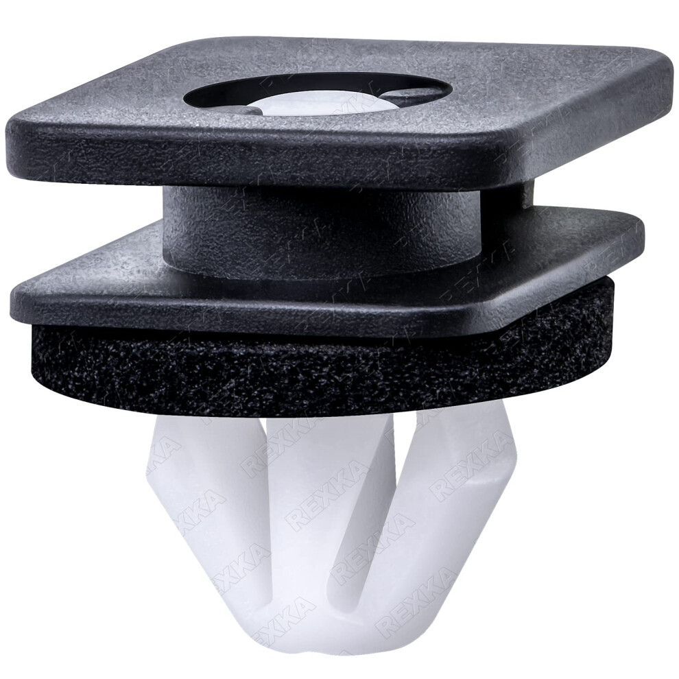 Rexka 50Pcs A Pillar Trim Hardware Windshield Moulding Retaining Clips 643375938211
