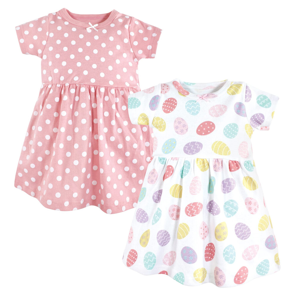 Hudson Baby bébé fille Hudson Infant Girl Cotton Dresses Easter Eggs 3-6 Months Casual Dress Easter Eggs Months US