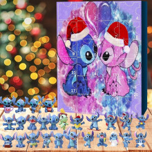 Christmas Lilo & Stitch 24 Days Countdown Advent Calendar Surprise Gift