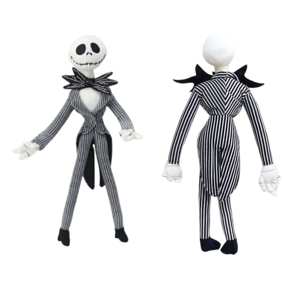Srj Star 50Cm Jack Skellington Plush Toy – The Nightmare Before Christmas Doll, Soft Polyester, 3+ Years