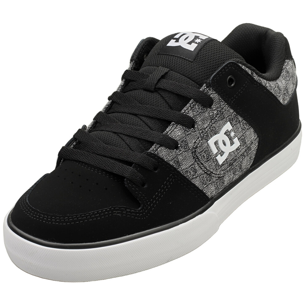 Dc Men's Black (9) Shoes Pure Skate Trainers In Grey