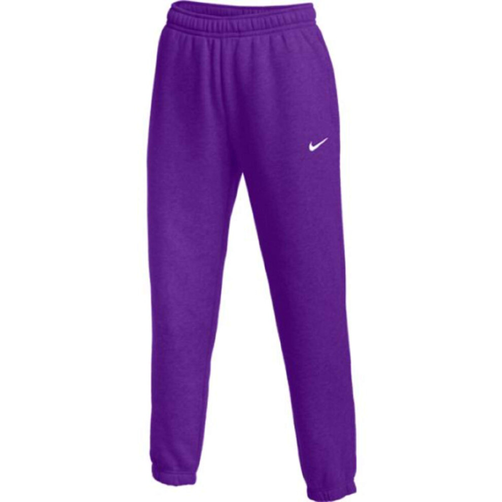 Nike Womens Club Fleece Jogger Sweatpants (Purple  Large)