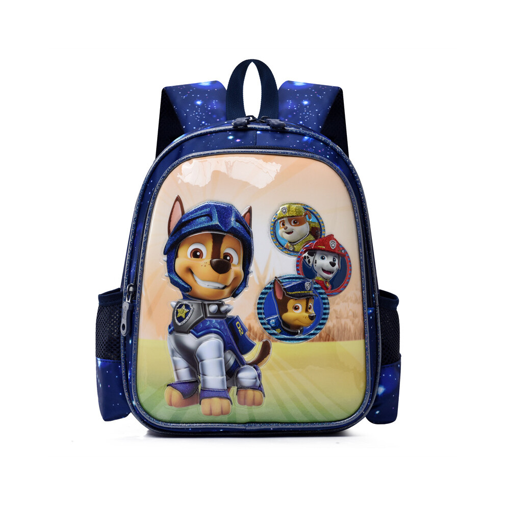 (Navy Blue Paw) Animethemed Adorable School Backpack For Toddlers Gender Neutral Lightweight And