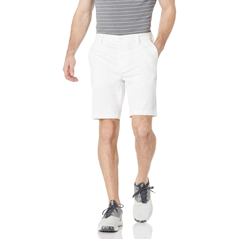 Mens classic-Fit Stretch golf Short (Available in Big & Tall), White, 40-image-OPC-PFFQJVP-NEW