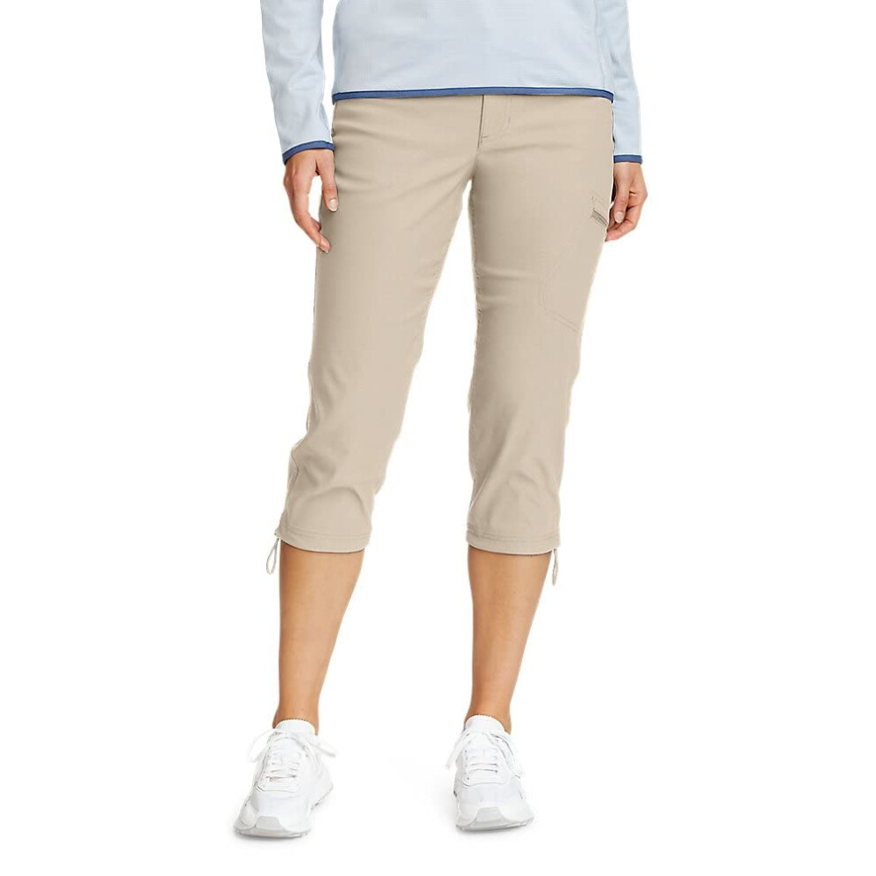 Eddie Bauer Women's Guide Pro Rainier Capris Pumice Rainier 14
