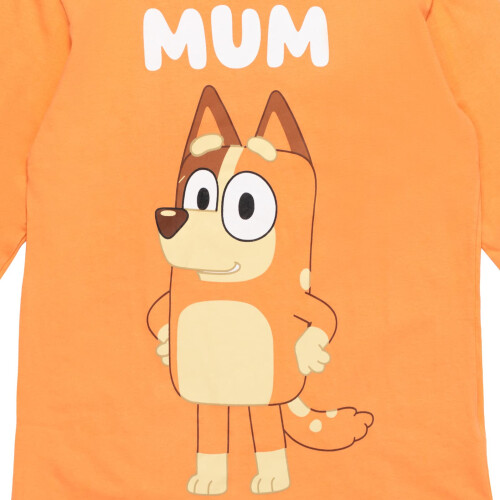 Bluey Bluey Mama Damen T-Shirt Matching Familien Set Chilli Medium 2