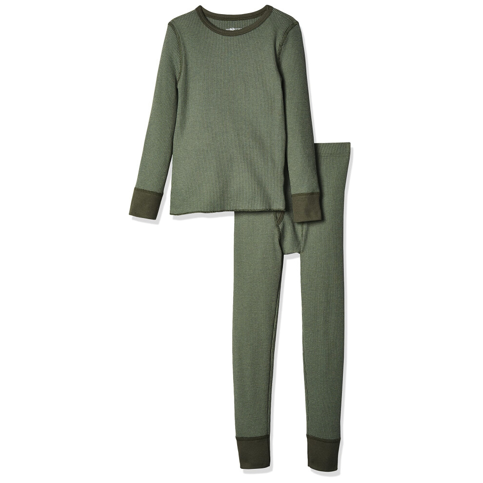 Fruit Of The Loom Jungen Premium Thermo-Waffel-UnterwäSche-Set MeeresschildkröTe-image