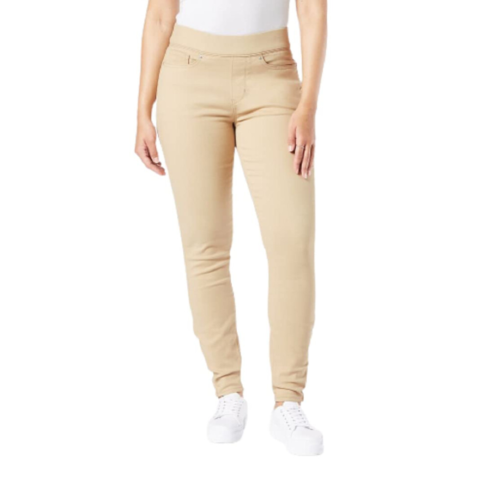 Levi Strauss Signature Gold Women's Totally Shaping Pull-on Skinny Jeans Available in Plus Size  Safari  4 Regular