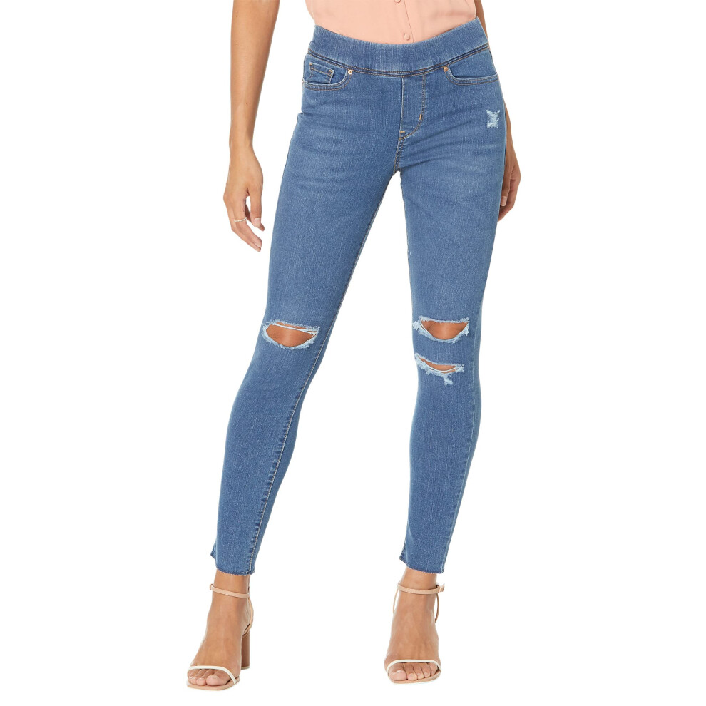 Levi Strauss Signature Gold Women's Totally Shaping Pull-on Skinny Jeans Available in Plus Size  Sequoia Grove 5d  22 Medium