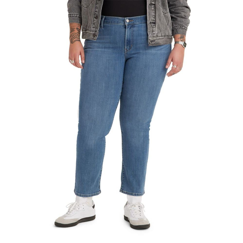 Levi's Women's Size Classic Straight Jeans Standard  New Lapis Speed  38 Regular