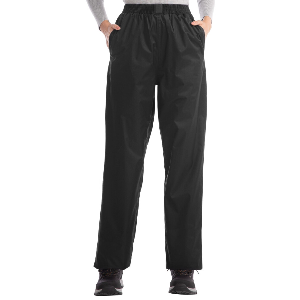 Pantalon de pluie pour femme iCreek Pantalon de randonnée imperméable coupe-vent léger