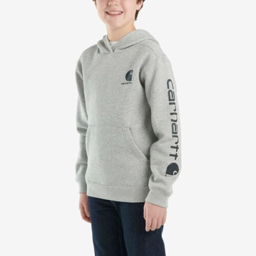 Carhartt Carhartt Jungen Pullover Langarm Kapuzenpullover, Grau, 6 2