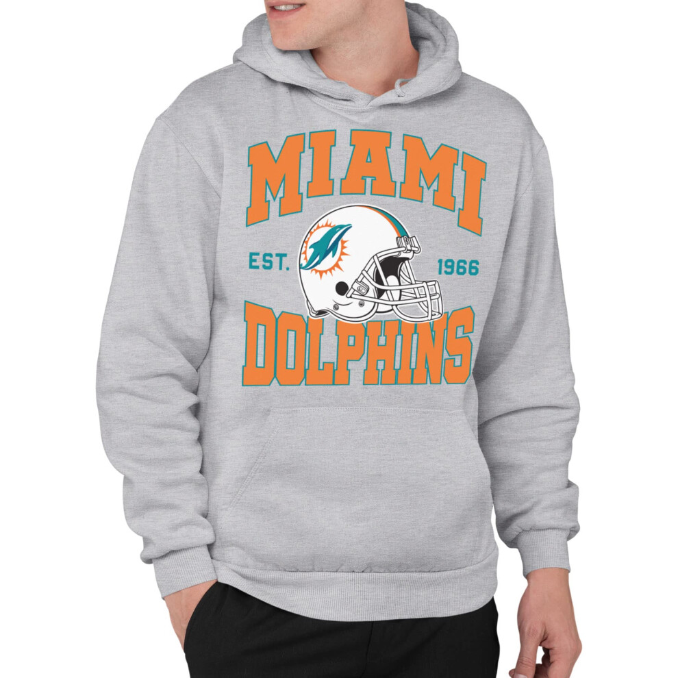 Odzież śMieciowa X Nfl - Miami Dolphins - Kask DrużYnowy - Bluza Z Kapturem Dla DorosłYch Dla MężCzyzn I Kobiet - Rozmiar 2 X-Large-image