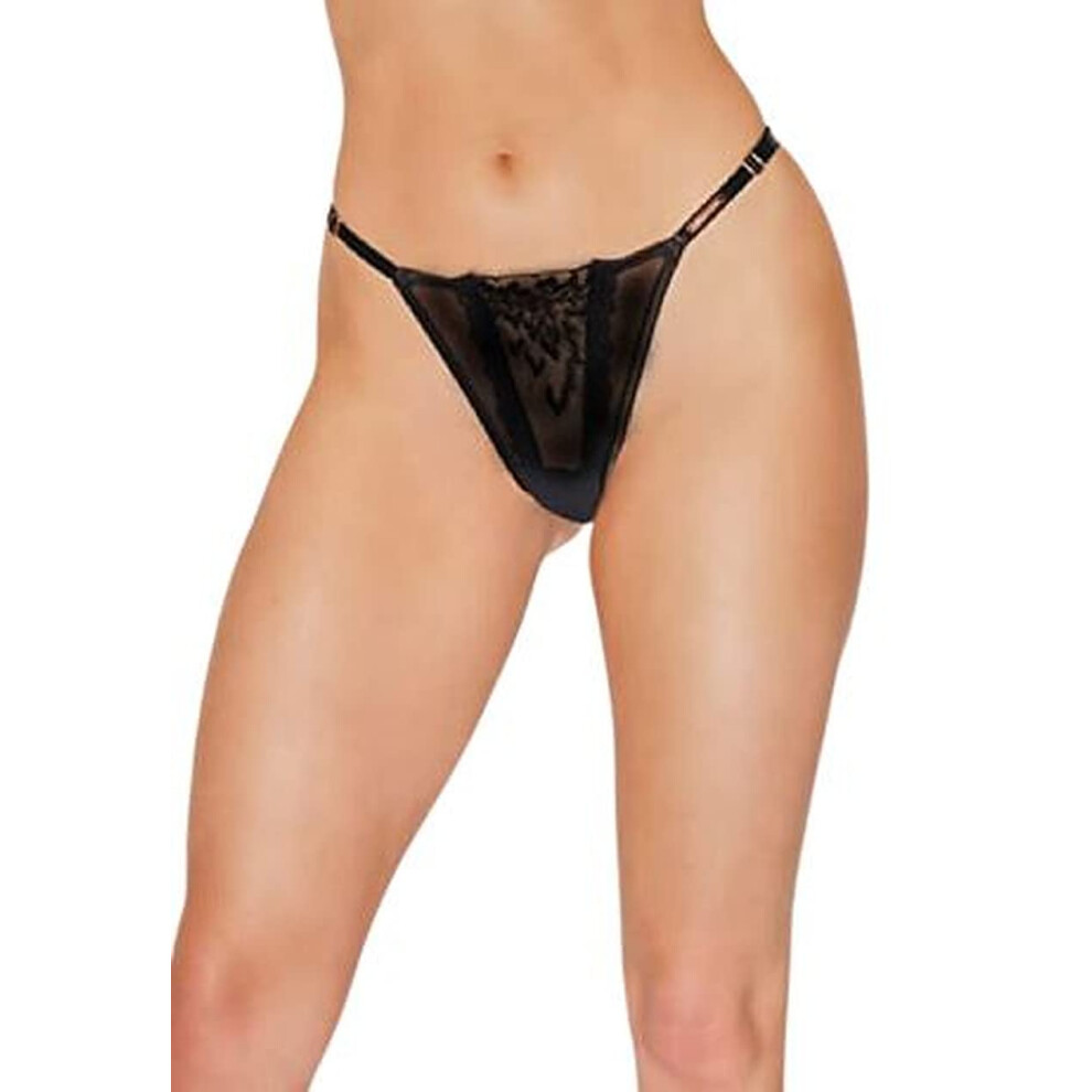 Coquette 82250 : String Black Label Noir/Or Rose Medium
