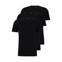 BOSS Men's 3-Pack Classic Logo Cotton T-Shirt Dark Soil Black XXL