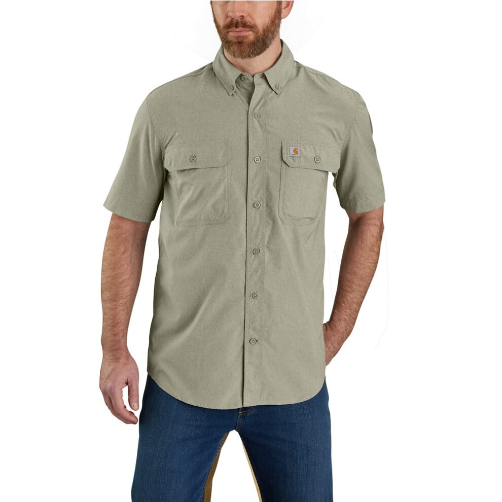 Carhartt Men's Big Force Relaxed Fit Lightweight Short-Sleeve Shirt  B