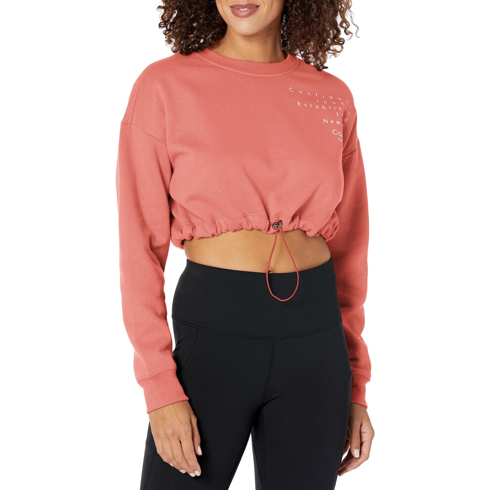 Calvin Klein Performance Womens Fleece Calvin Klein Sweatshirt  Mojave  Medium