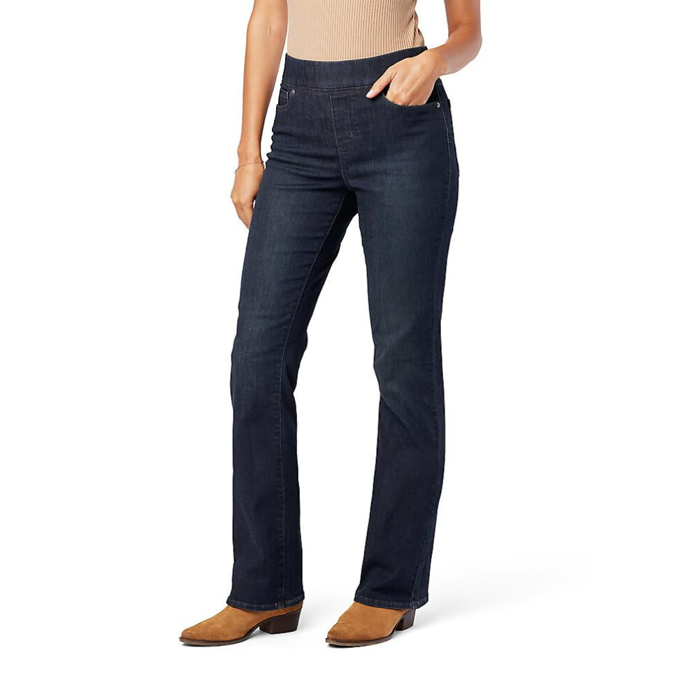 Levi Strauss Signature Gold Women's Totally Shaping Pull-on Bootcut  Shadow Nebula  26 Plus Long