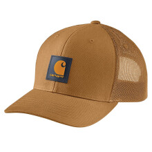 Casquette Carhartt Homme Rugged Flex Twill Mesh-Back, Carhartt Brown/Honeycomb, Taille Unique