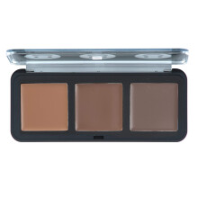 CRME -butikken | 123 Smile - Shading Cream Trio Face Makeup Palette (Medium)