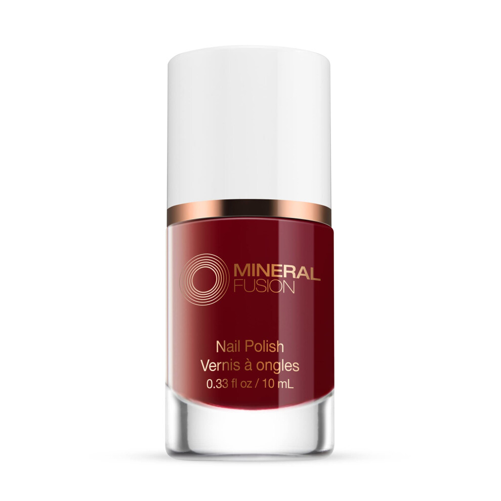 Mineral Fusion Nail Polish Deep Red Heart Throb Heart Throb 033 Fl Oz Pack Of 1