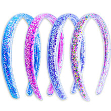 FROG SAC 4 Glitter-pantaa tytöille, kimalteleva konfettipanta hampailla lapsille, söpö sateenkaari, pinkki, violetti, sininen, kovat pannat, pikk