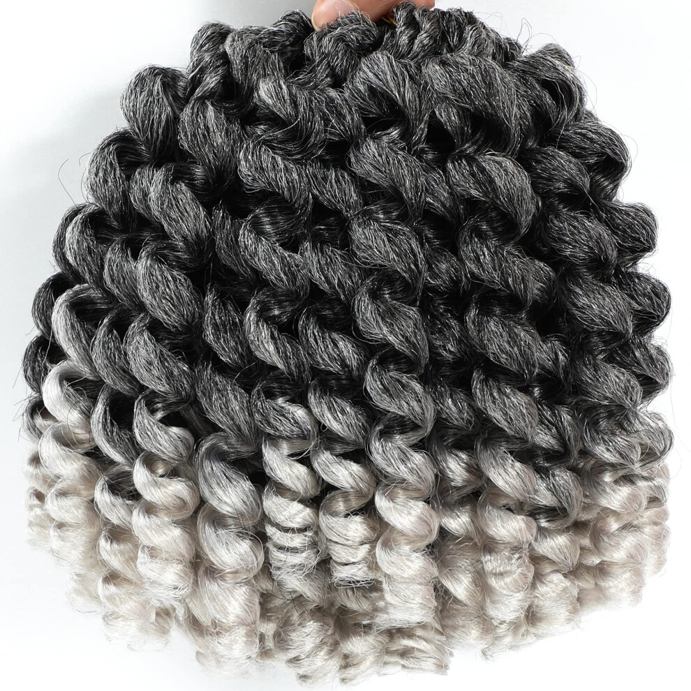 Svolna Unisex Not,Specified 5 Packs 2X Ringlet Wand Curl Jamaican Bounce 8 Inch Synthetic Crochet