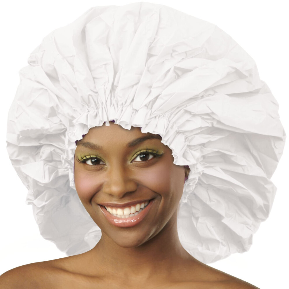 Donna Super Jumbo Shower Cap Waterproof Material 1pc for Women or Men