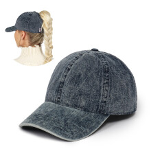 Cappello con coda di cavallo in cotone Ponyflo - Cappelli con coda di cavallo per donne progettati per tutti