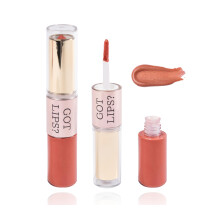 Hast du Lippen? 2in1 Matter Lippenstift und flssiger Lipgloss-Lippenstift  reichhaltig pigmentiert, nhrend, feuchtigkeitsspendend, leicht, samtig,