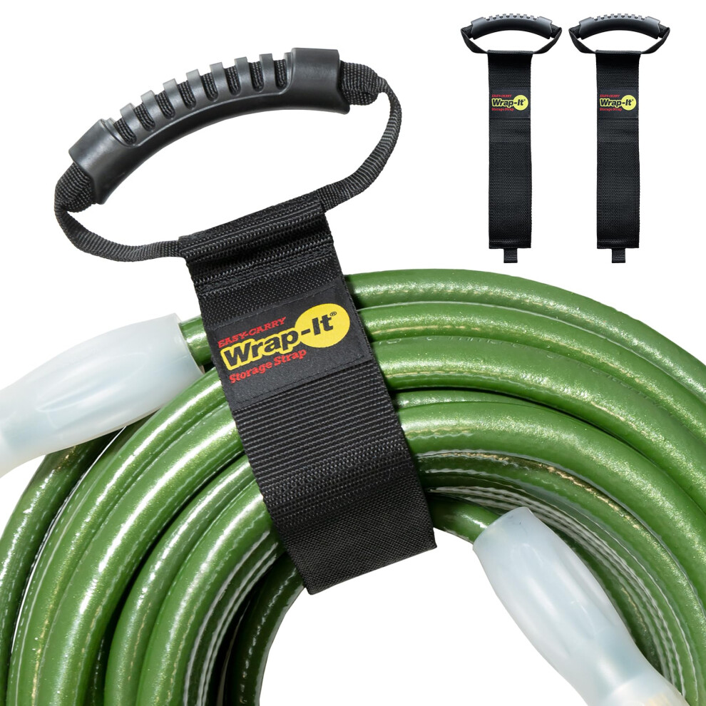 Easy-Carry Wrap-It Storage Straps - 28 (2-Pack) - Heavy-Duty Hook and