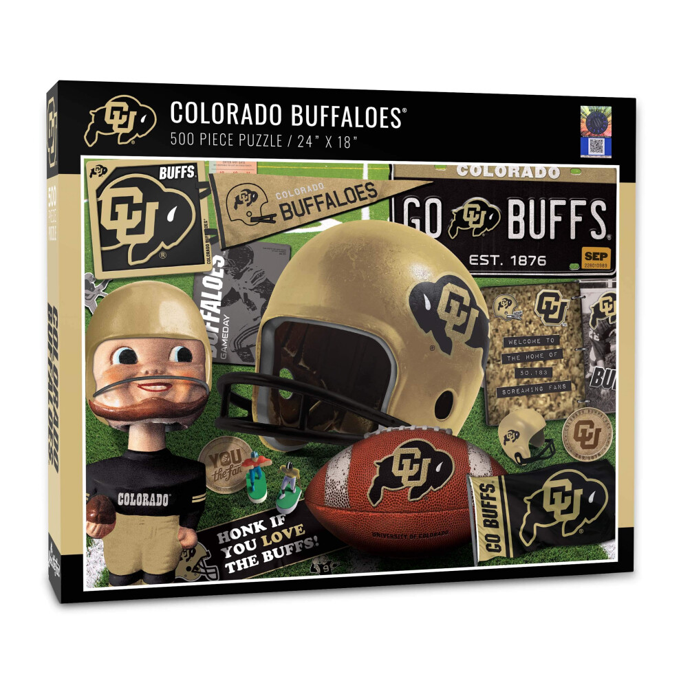 Photos - Jigsaw Puzzle / Mosaic YouTheFan NcAA colorado Buffaloes Retro Series Puzzle - 500 Pieces Te 2164574999479417
