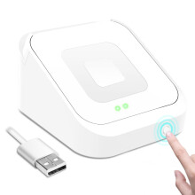 Dock compatibile con Square Reader Supporto per supporto per lettore di schede quadrato di seconda generazione Pulsante anti-sonno Un clic per ac