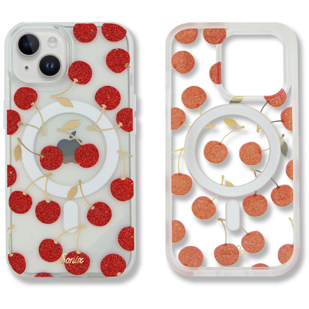 Coque Sonix Pour Iphone 15 14 13 | Compatible Avec Magsafe | TestéE En Cas De Chute De 10 Pieds | Cerise Sur Le GâTeau-image