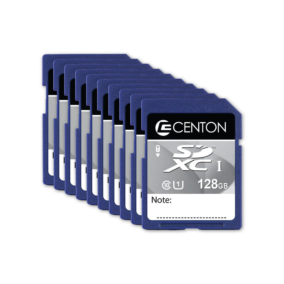 Lot de 10 cartes SDXC Centon MP UHS1 128 Go