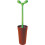 Alessi Alessi Merdolino Τουαλέτας ASG04, Καφέ, 57.7cm x 12.3cm x 13cm 1