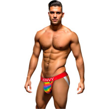 Envy Rainbow Pride Jockstrap Red