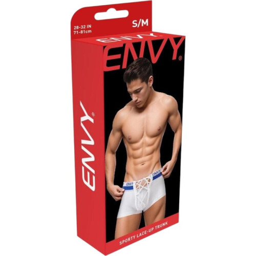 ENVY Envy Sporty Lace Up Trunk White 2