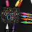 (6mm white) 8 Colors Liquid Chalk Marker Erasable Multi Colore 6