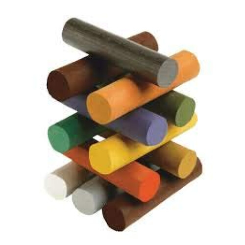 CRETACOLOR Chunky Stick, 1 Τεμάχιο (Συσκευασία 1), Κάρβουνο 1