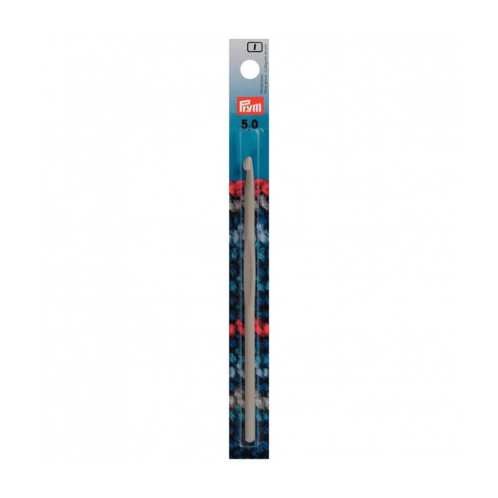 Prym 6""  5mm Aluminum Crochet Hook  Silver