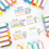 (5 Fluorescent Set) Zebra Handwriting Pen Mildliner Highlighter Set wi 5